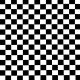 kockás - checker black and white - mintás jersey méteráru