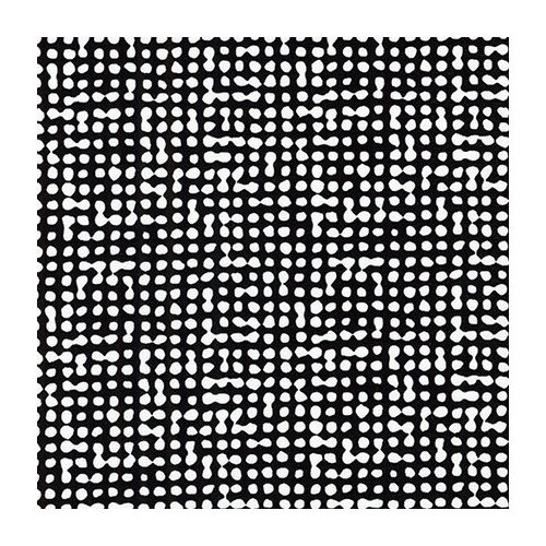 pöttyök - tootal super – dot grid in black - designer pamut puplin méteráru