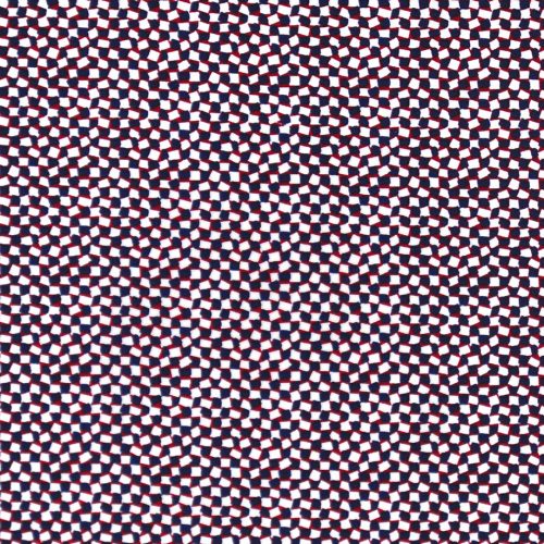 tootal super – squares in red and navy - designer pamut puplin méteráru