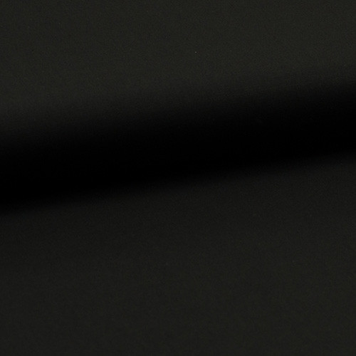 fekete - egyszínű pamut puplin méteráru